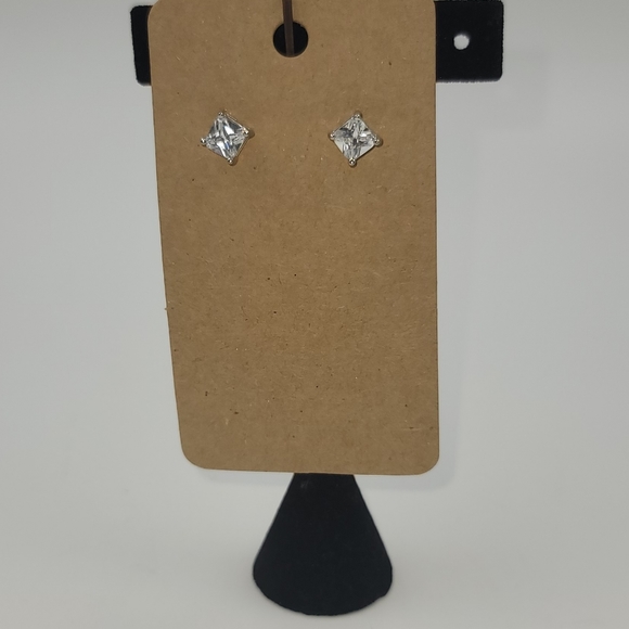 Fashion silver rhinestone  stud - Picture 3 of 6